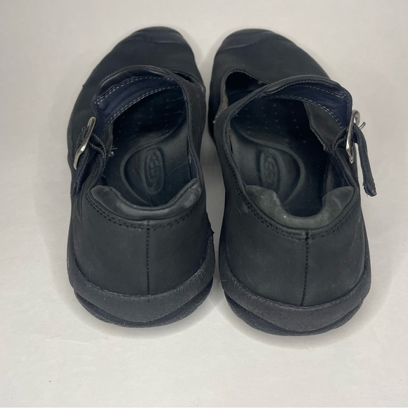 Women's Keen Black Waterproof Leather "Seattle Mary" Shoes 8.5 Beach Pool Swim - Picture 3 of 9